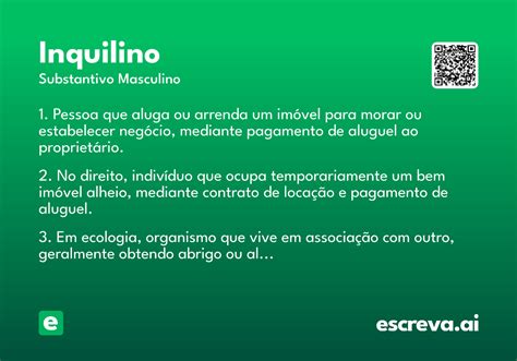 O Que Significa Inquilinos