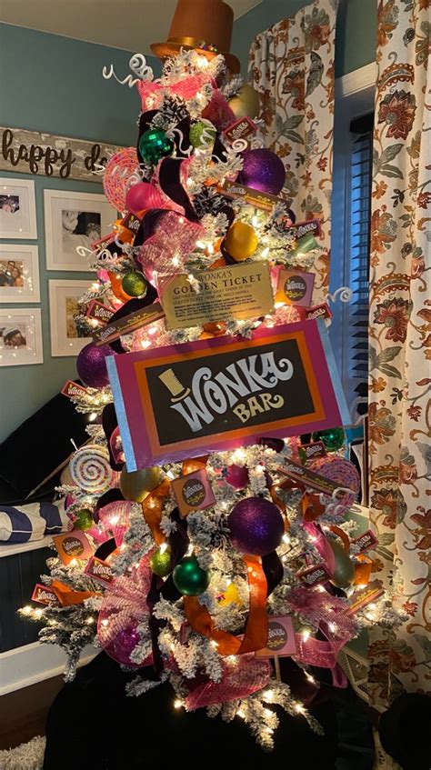 Enchanting Willy Wonka Christmas Tree