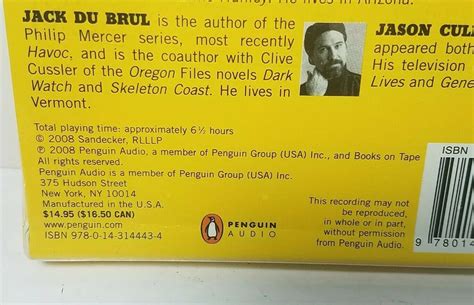 Oregon Files Ser Plague Ship By Clive Cussler And Jack Du Brul 2008