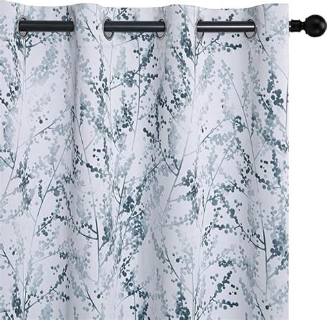 Amazon MYSKY HOME Curtains 84 Inches Long For Living Room Tree