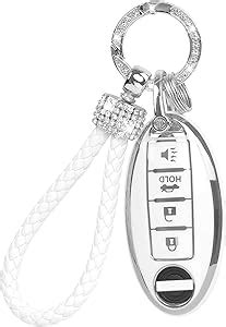 Amazon COGEEK Key Fob Cover With Bling Lanyard Compatible With