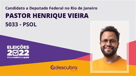 Pastor Henrique Vieira Do Psol Eleito Deputado Federal Do Rio De