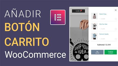 Añadir CARRITO WooCommerce en la Cabecera con Elementor Pro YouTube