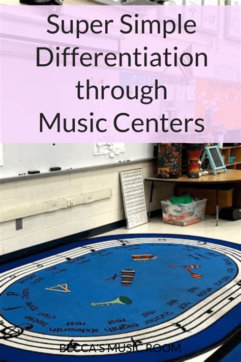 Super Simple Differentiation Through Music Centers Beccas Music Room