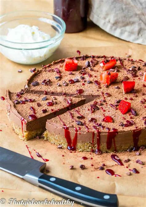 No Bake Gluten Free Chocolate Cheesecake That Girl Cooks Healthy