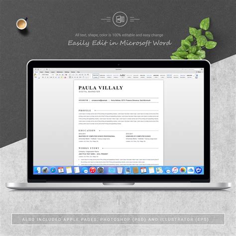 Paula Resume Template 82320 Templatemonster