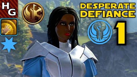 Swtor Desperate Defiance Part Jedi Consular Ls Female Youtube