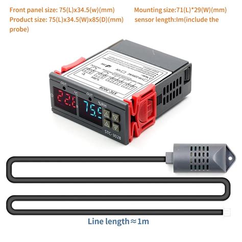 Buy STC 3028 AC110 220 Dual Display Dual Temperature Adjustable