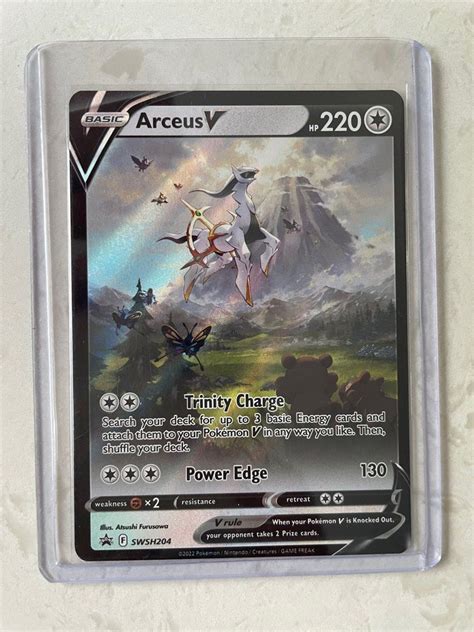 Arceus V SWSH204 Black Star Promo Pokemon TCG Hobbies Toys Toys