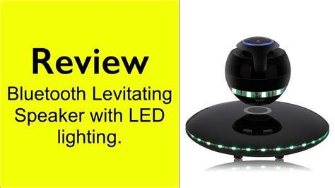 Review Bluetooth Levitating Speaker Magnetic Floating Speaker Youtube