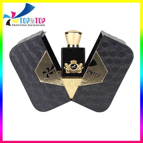 Customized Design Creative Black Perfume Bottle Packaging Cardboard Box