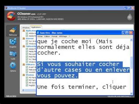 Comment Nettoyer Son Pc Avec Ccleaner Flv YouTube