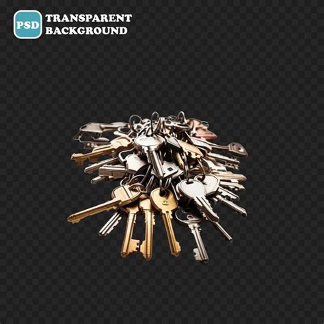 Premium Psd Keys Icon Isolated D Render Illustration