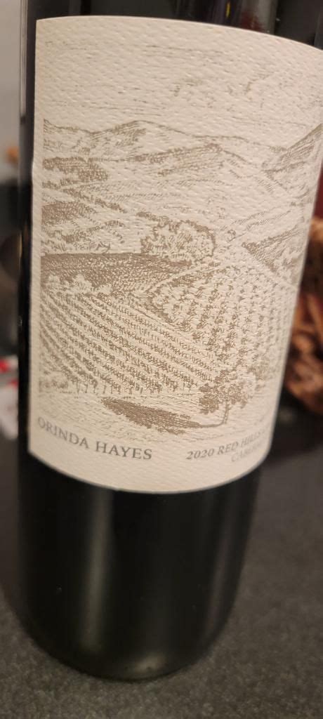 Orinda Hayes Cabernet Sauvignon Lake County Red Hills Usa