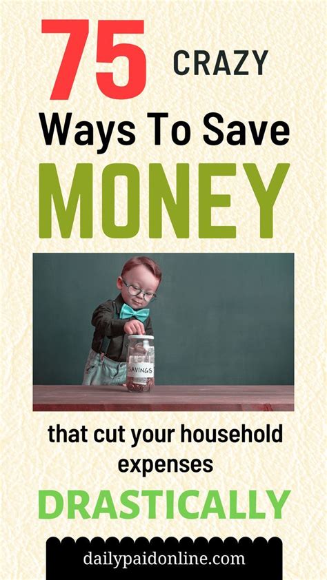 75 Practical And Realistic Ways To Save Money Artofit