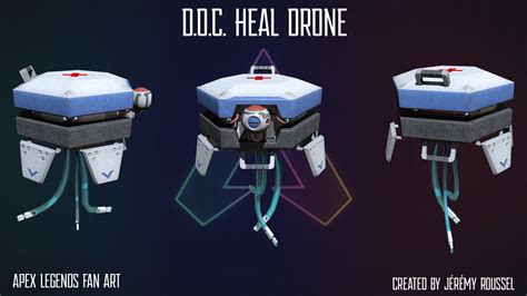 Lifeline Heal Drone D O C Battle Royale 3d Printed Prop Toy Fan Art