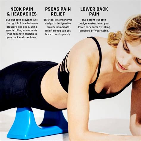 Pso-Rite Psoas Muscle Release Tool - Deep Tissue Massager for Back, Hip ...