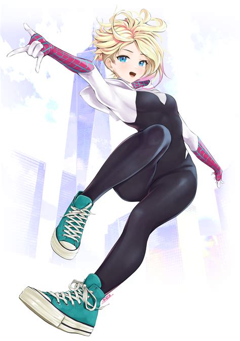 Spider Gwen Marvel Image By Chaesu Zerochan Anime Image