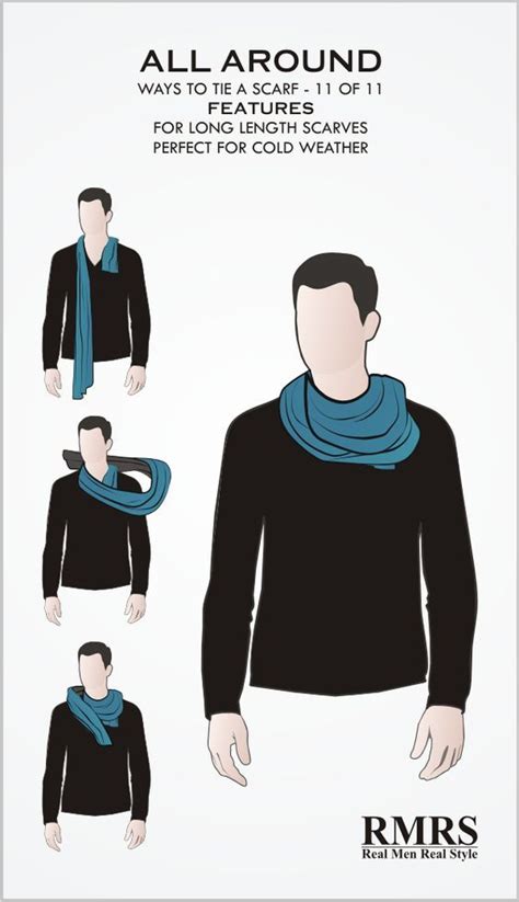 Manly Ways To Tie A Scarf Masculine Knots For Men Wearing Scarves