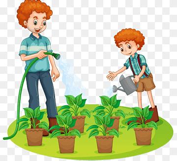 Watering Plantss Clip Art Library