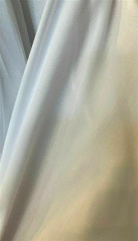 Solid Poly Cotton White Fabric By The Yard 60 Inch Soft Broadcloth Affordable Home Fabrics