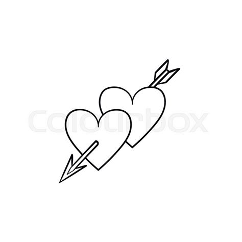 Cupid Heart Drawing