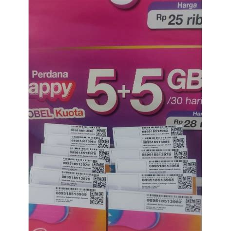 Jual PERDANA TRI Fresh 5GB Siap Pakai Shopee Indonesia