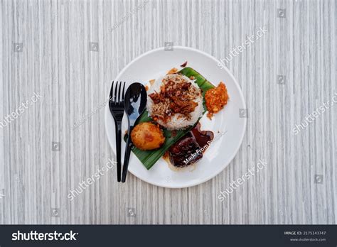 nasi uduk uduk rice traditional food stock photo  shutterstock