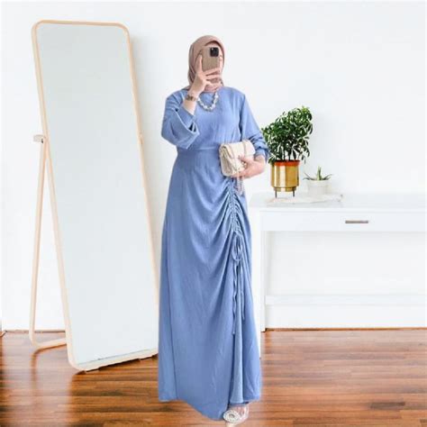 Jual Laura Maxy Dress Dress Remaja Baju Busui Dress Bridesmaid Gamis