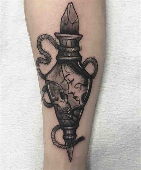 Poison Bottle Tattoos Tattoo Insider Bottle Tattoo Magic Tattoo Flask Tattoo