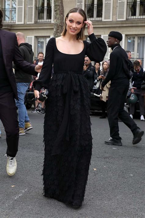 Olivia Wilde Attends The Valentino Show During Paris Fashion Week In