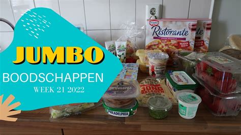 JUMBO BOODSCHAPPEN SHOPLOG MET WEEKMENU WEEK 21 2022 YouTube