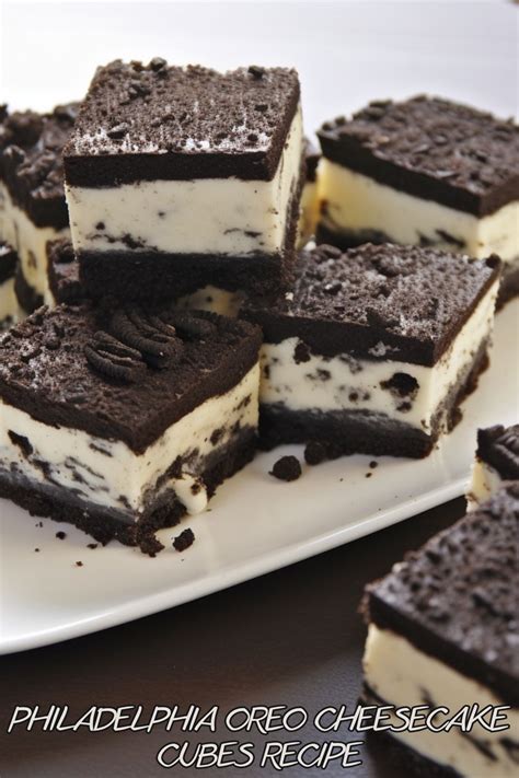 Philadelphia Oreo Cheesecake Cubes Recipe