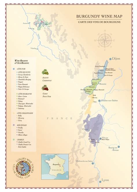 Burgundy Wine Regions | a Guide by Cellar Tours™