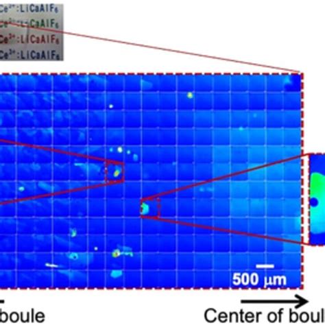 Two Dimensional Multi Photon Luminescence Map That Was Obtained From