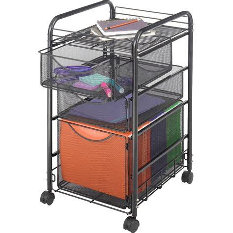 Safco Onyx Mesh File Cart Mobile File Carts And Cabinets Safco Products