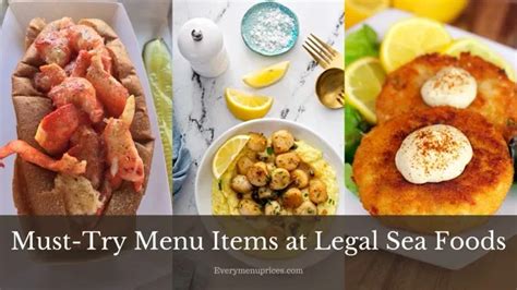 Legal Sea Foods Menu With Prices (US) - 2024