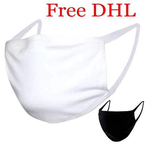 Customizable Anti Dust Cotton Black Reusable Face Mask With