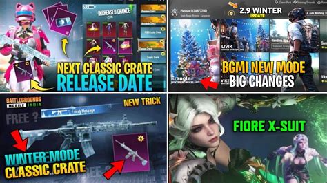 Finally M Glacier In Classic Next Classic Crate Bgmi Update In