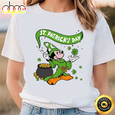 Mickey St Patricks Day Shirt Disney St Patricks Day Shirts