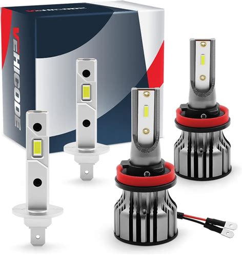 Vehicode Lot De Ampoules De Phare Led H B Pour Kia Optima Forte Koup