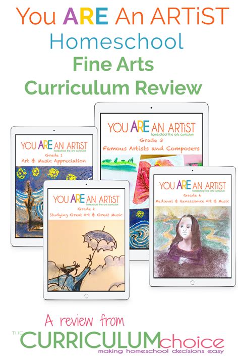 You ARE An ARTiST Fine Arts Curriculum Review - The Curriculum Choice