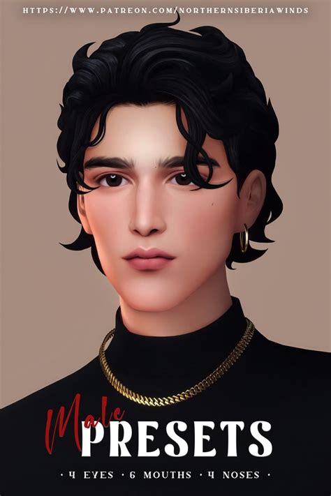 MALE PRESETS FACE COLLECTION Northern Siberia Winds Sims Sims