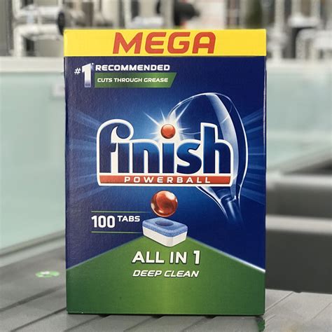 Hộp viên rửa chén bát finish all in 1 100 viên deep clean finish All in