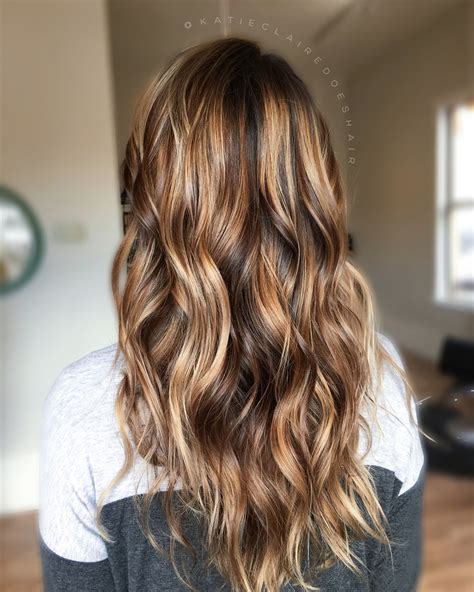 Brown Balayage Caramel Balayage Painted Hair Dimensional Brown