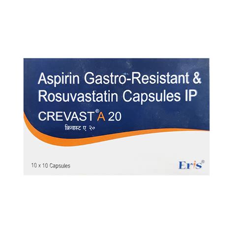 Buy CREVAST A 20 75mg Capsule 10 S Online At Upto 25 OFF Netmeds