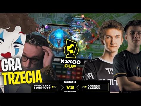 XAYOO CUP VYSOTZKY DRUTUTT Vs KASEKO LEWUS GRA TRZECIA YouTube