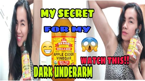 My Secret How To Lighten Up My Underarms Must Watch This Youtube