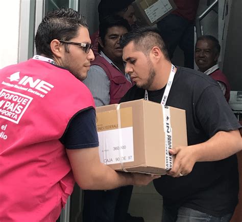 Arriban A Ine Quer Taro Millones Mil Boletas Electorales Para