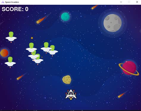 GitHub - rachzy/space-invaders-game: A game that I developed to learn ...